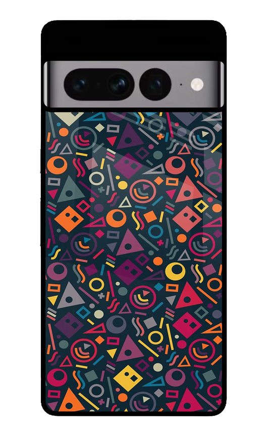 Geometric Abstract Google Pixel 7 Pro Glass Case