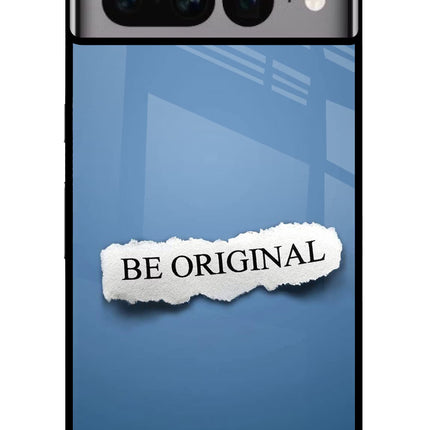 Be Original Google Pixel 7 Pro Glass Case Back Cover by Casekaro