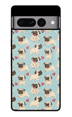 Pug Dog Google Pixel 7 Pro Glass Case