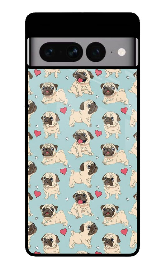 Pug Dog Google Pixel 7 Pro Glass Case