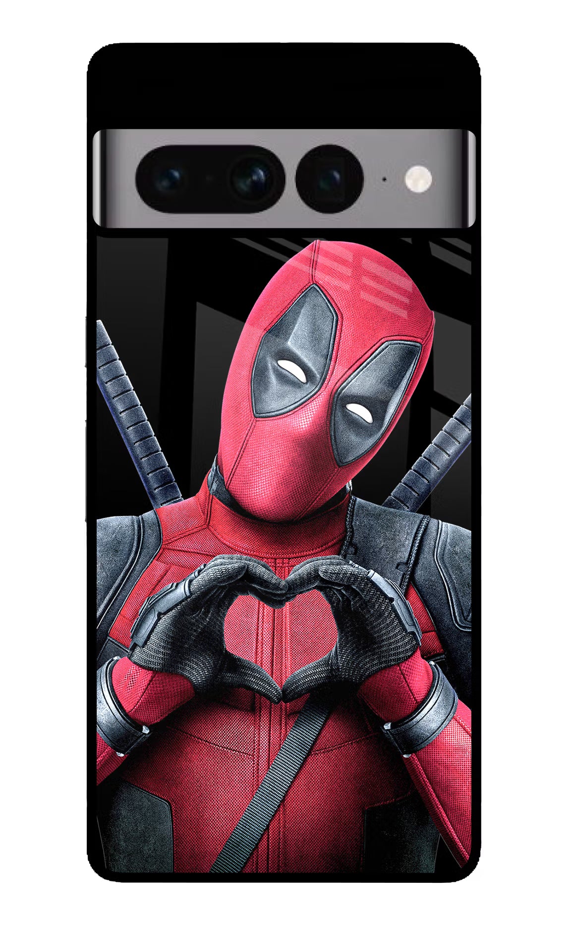 Deadpool Google Pixel 7 Pro Glass Case Back Cover by Casekaro