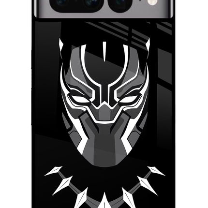Black Panther Google Pixel 7 Pro Glass Case Back Cover by Casekaro