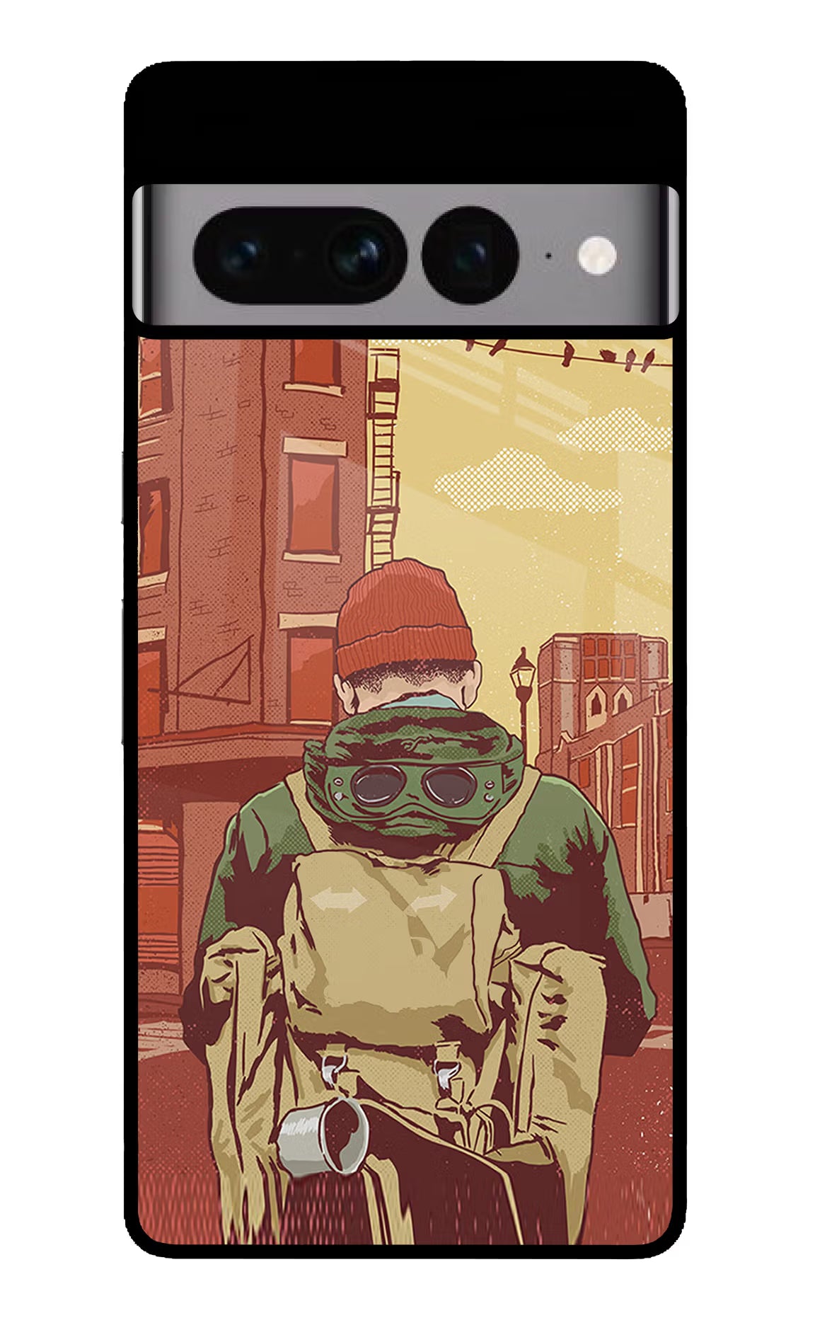 Adventurous Google Pixel 7 Pro Glass Case Back Cover by Casekaro