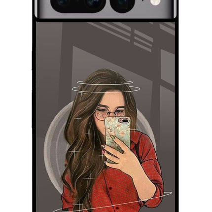 Selfie Queen Google Pixel 7 Pro Glass Case Back Cover by Casekaro