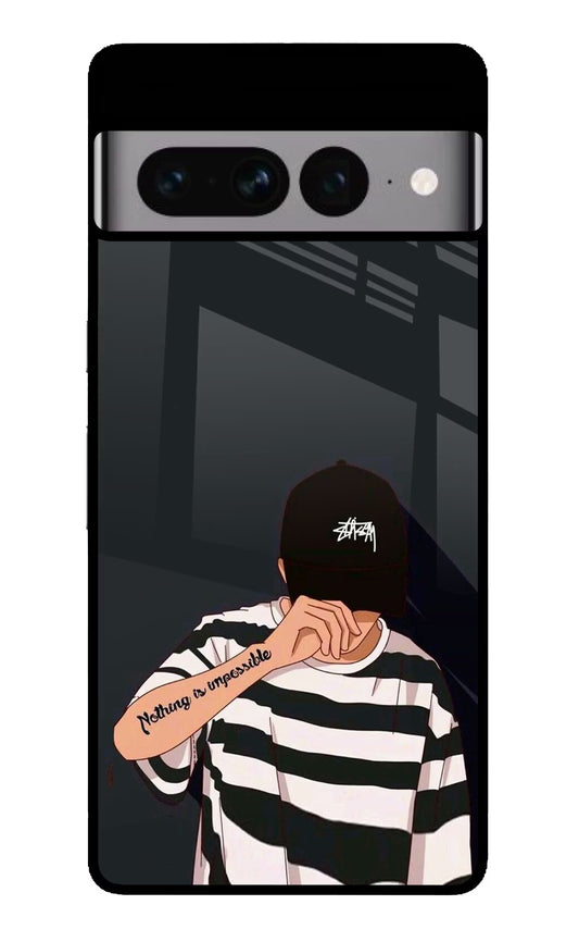 Aesthetic Boy Google Pixel 7 Pro Glass Case