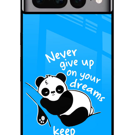 Keep Sleeping Google Pixel 7 Pro Glass Case Back Cover by Casekaro