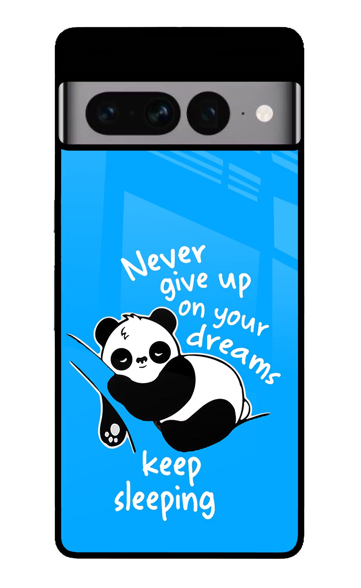 Keep Sleeping Google Pixel 7 Pro Glass Case Back Cover by Casekaro