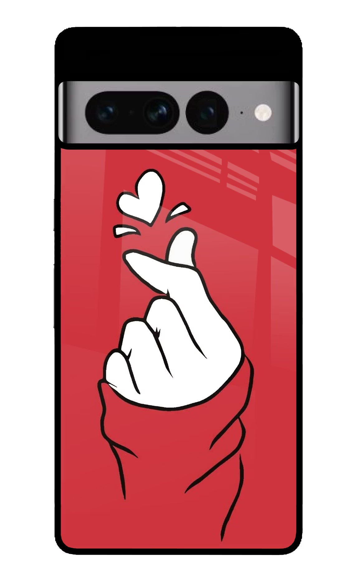 Korean Love Sign Google Pixel 7 Pro Glass Case