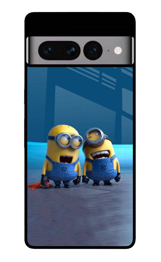Minion Laughing Google Pixel 7 Pro Glass Case