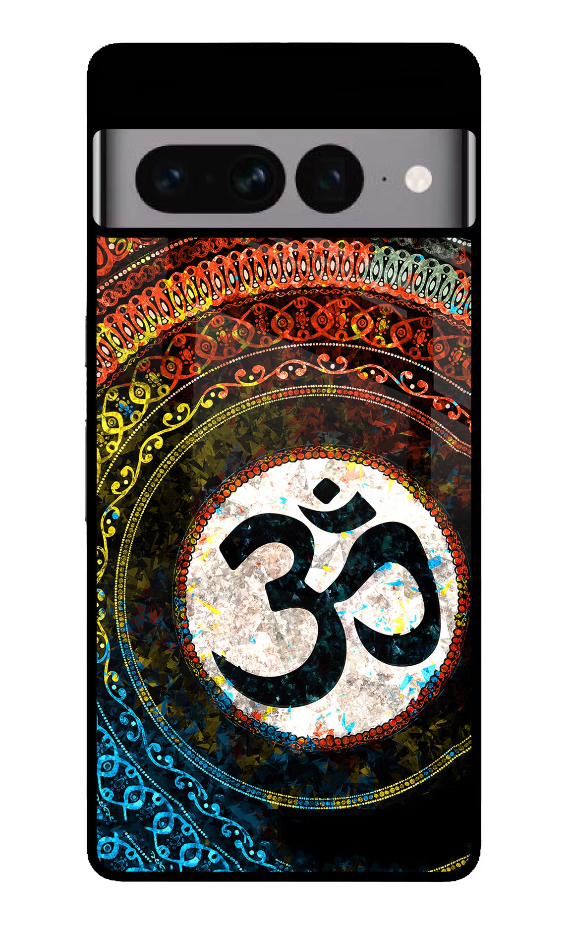 Om Cultural Google Pixel 7 Pro Glass Case Back Cover by Casekaro
