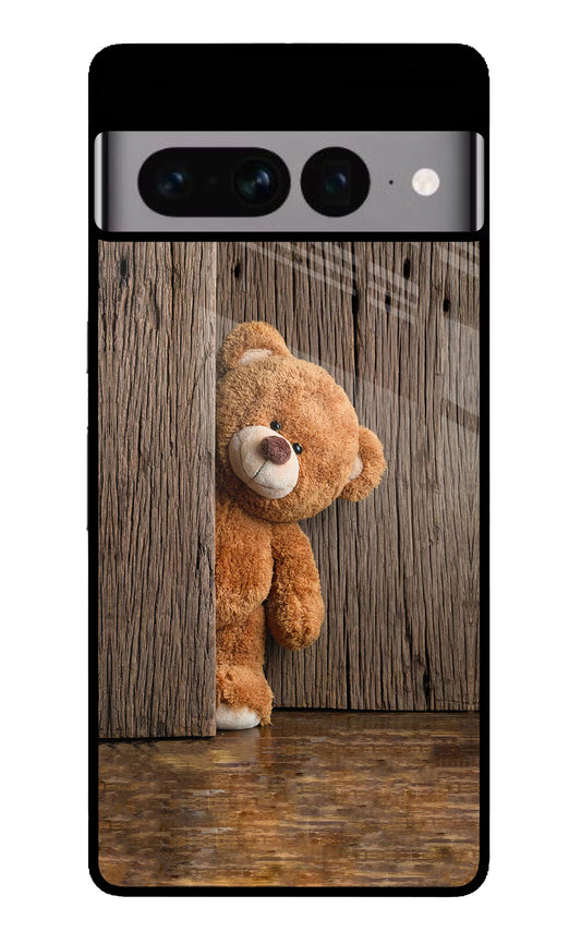 Teddy Wooden Google Pixel 7 Pro Glass Case