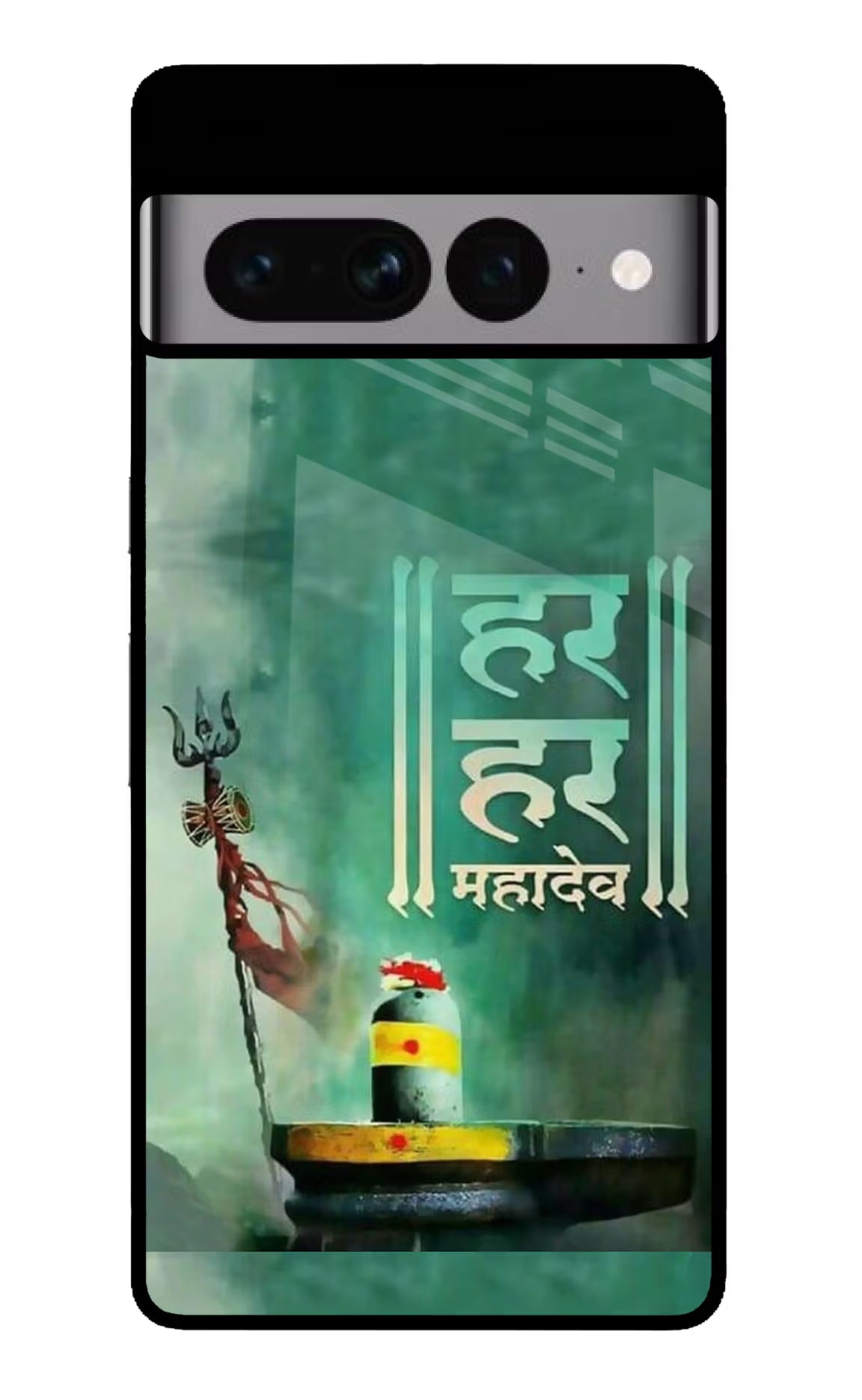 Har Har Mahadev Shivling Google Pixel 7 Pro Glass Case