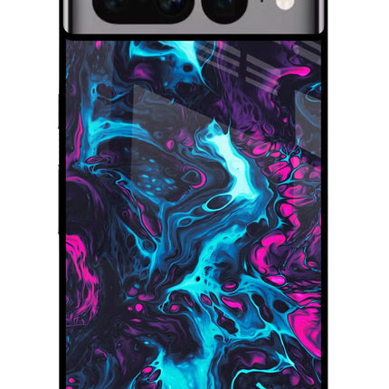 Abstract Google Pixel 7 Pro Glass Case Back Cover by Casekaro