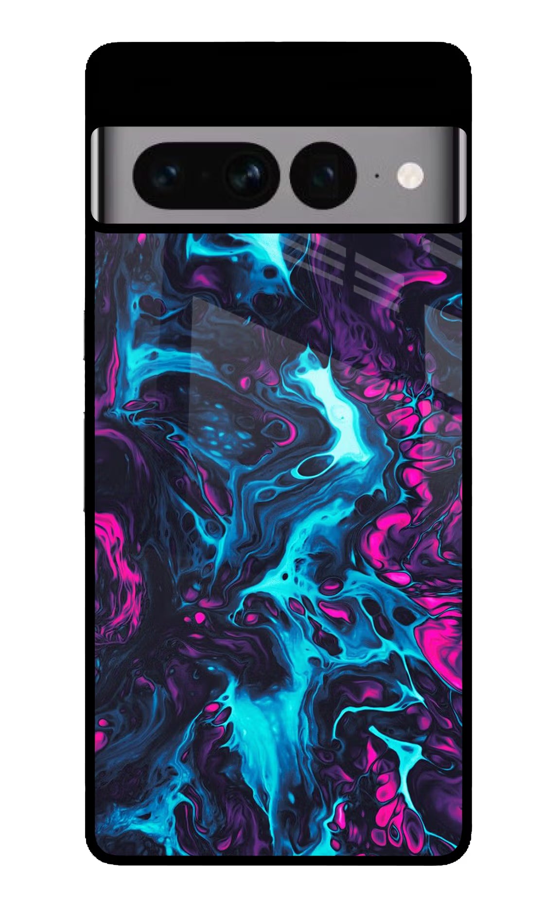 Abstract Google Pixel 7 Pro Glass Case Back Cover by Casekaro