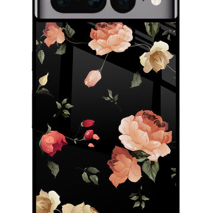 Flowers Google Pixel 7 Pro Glass Case Back Cover by Casekaro