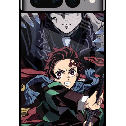 Demon Slayer Google Pixel 7 Pro Glass Case Back Cover by Casekaro