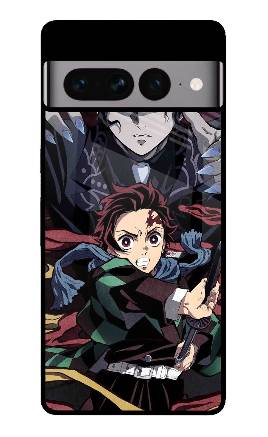 Demon Slayer Google Pixel 7 Pro Back Cover, Glass case