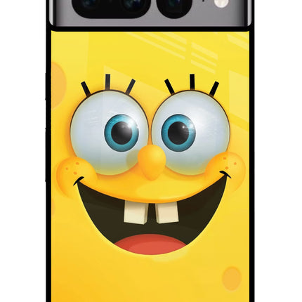 Sponge 1 Google Pixel 7 Pro Glass Case Back Cover by Casekaro
