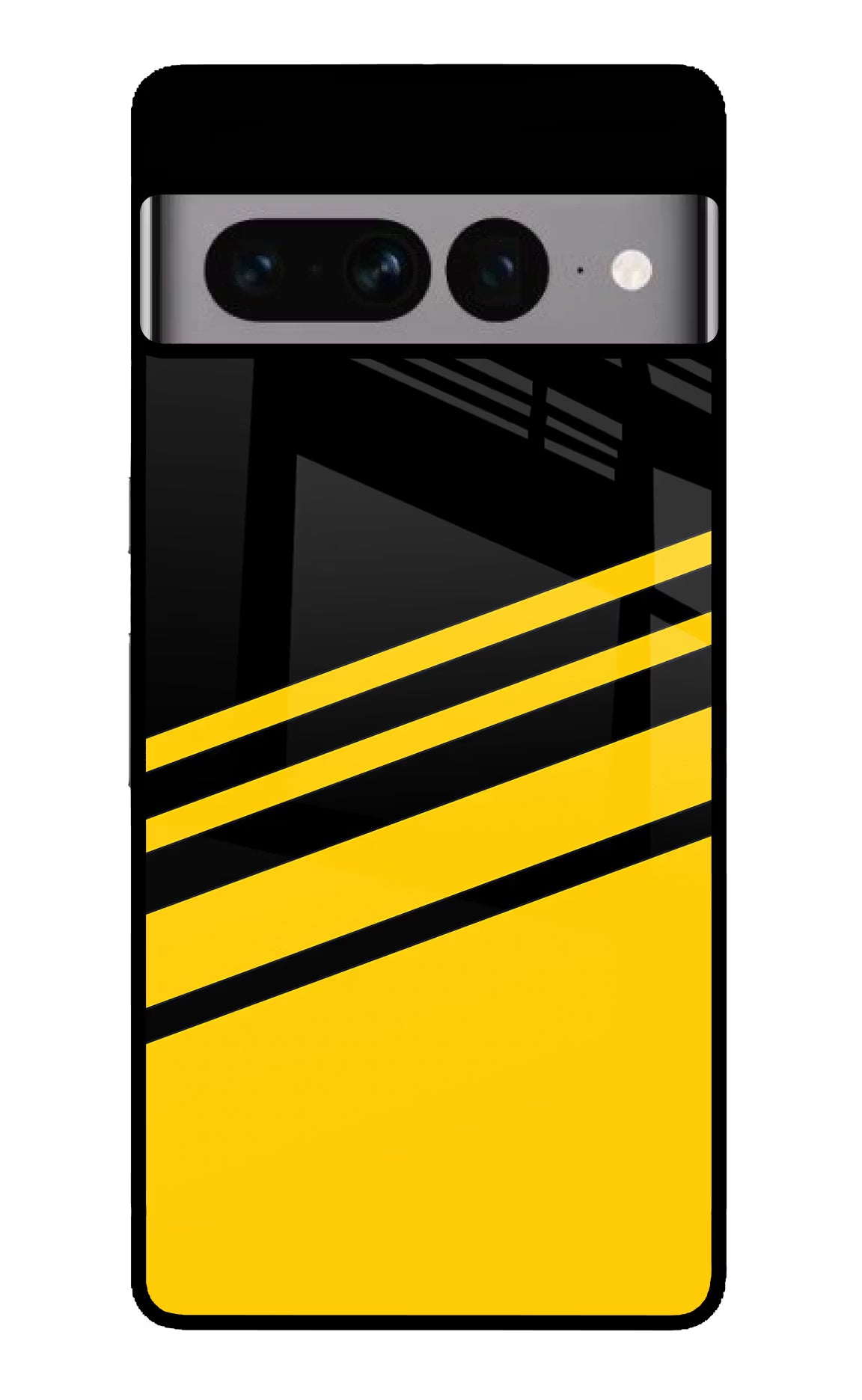 Yellow Shades Google Pixel 7 Pro Glass Case Back Cover by Casekaro