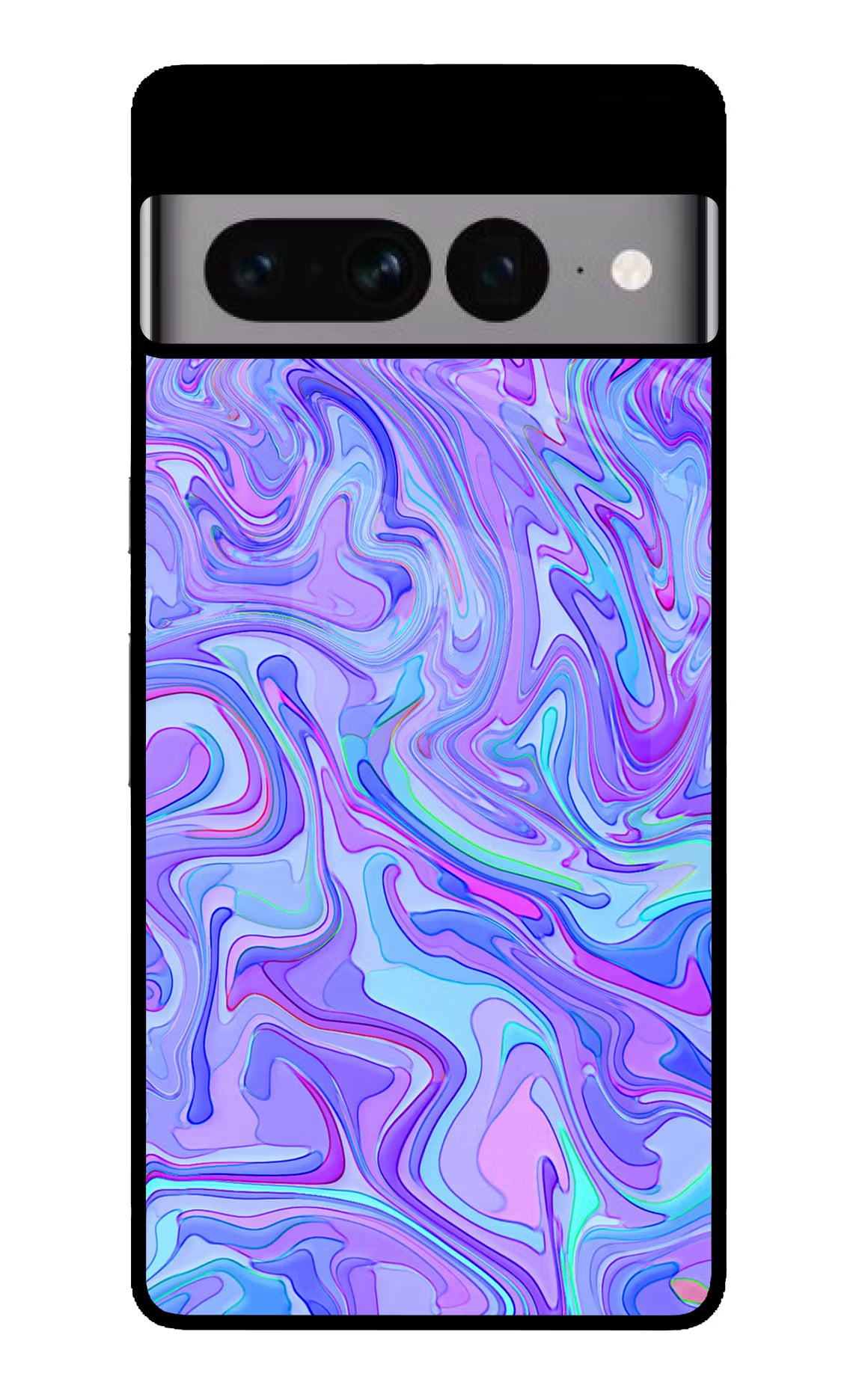 Glitter Google Pixel 7 Pro Glass Case Back Cover by Casekaro