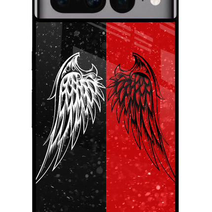 Wings Google Pixel 7 Pro Glass Case Back Cover by Casekaro