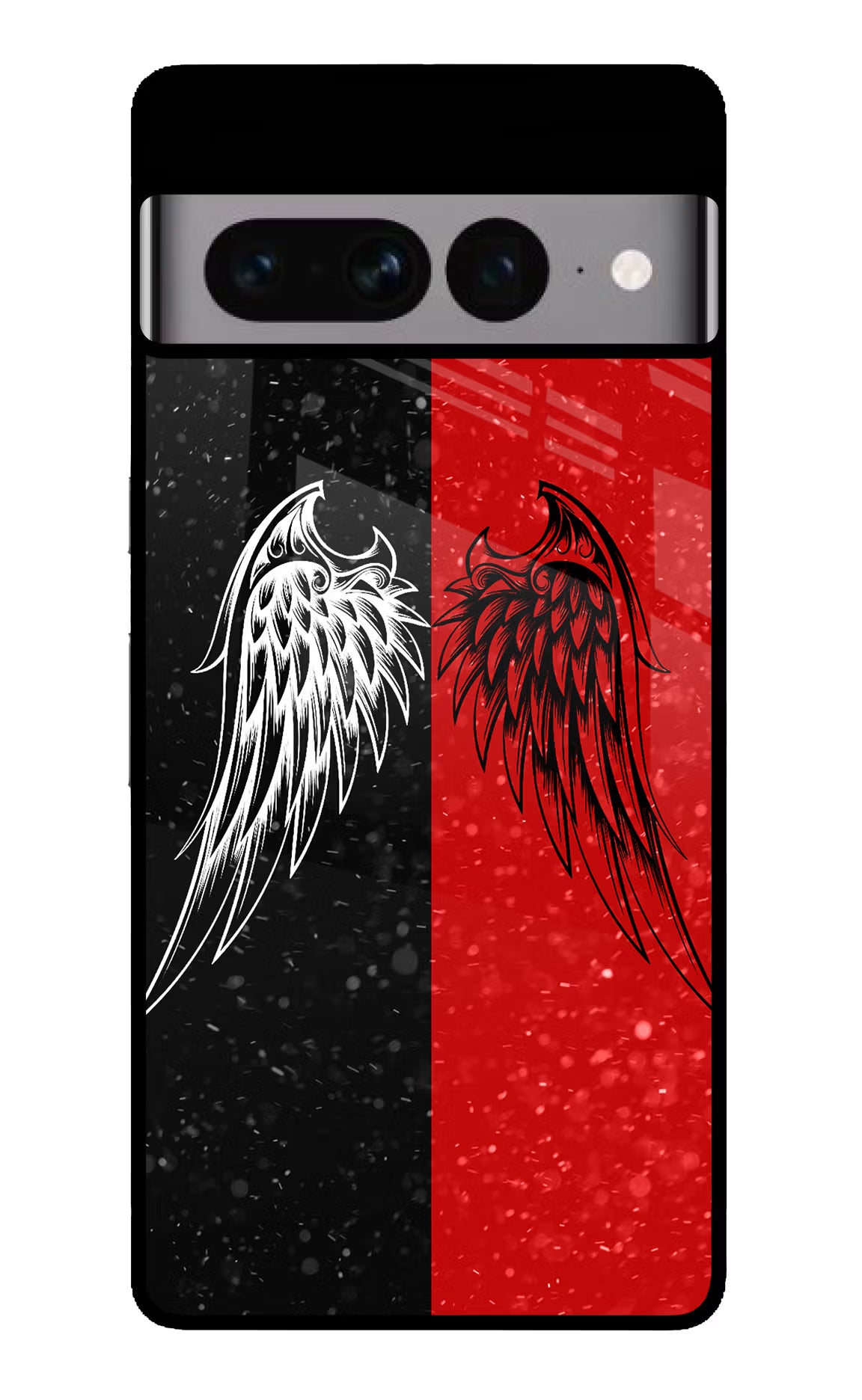 Wings Google Pixel 7 Pro Glass Case Back Cover by Casekaro