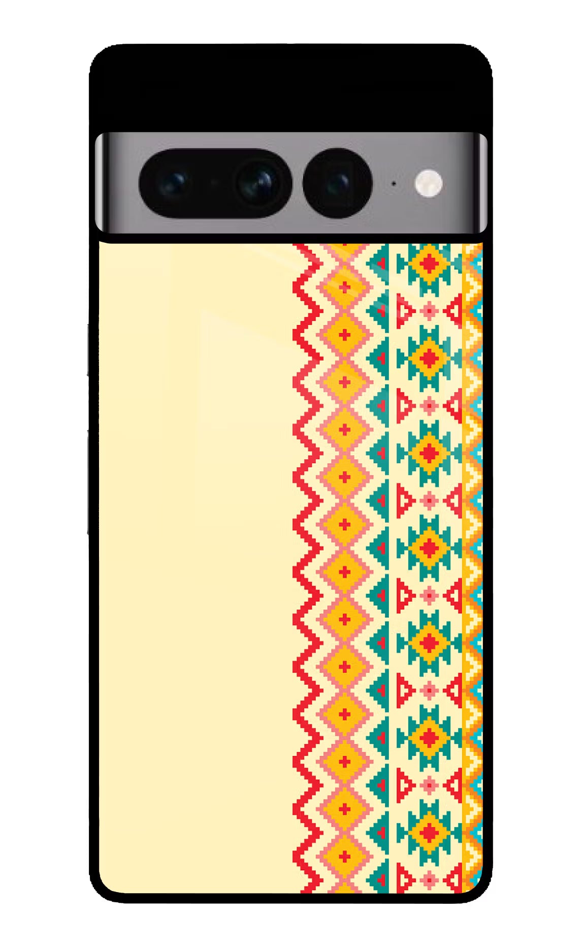 Ethnic Seamless Google Pixel 7 Pro Glass Case Back Cover by Casekaro