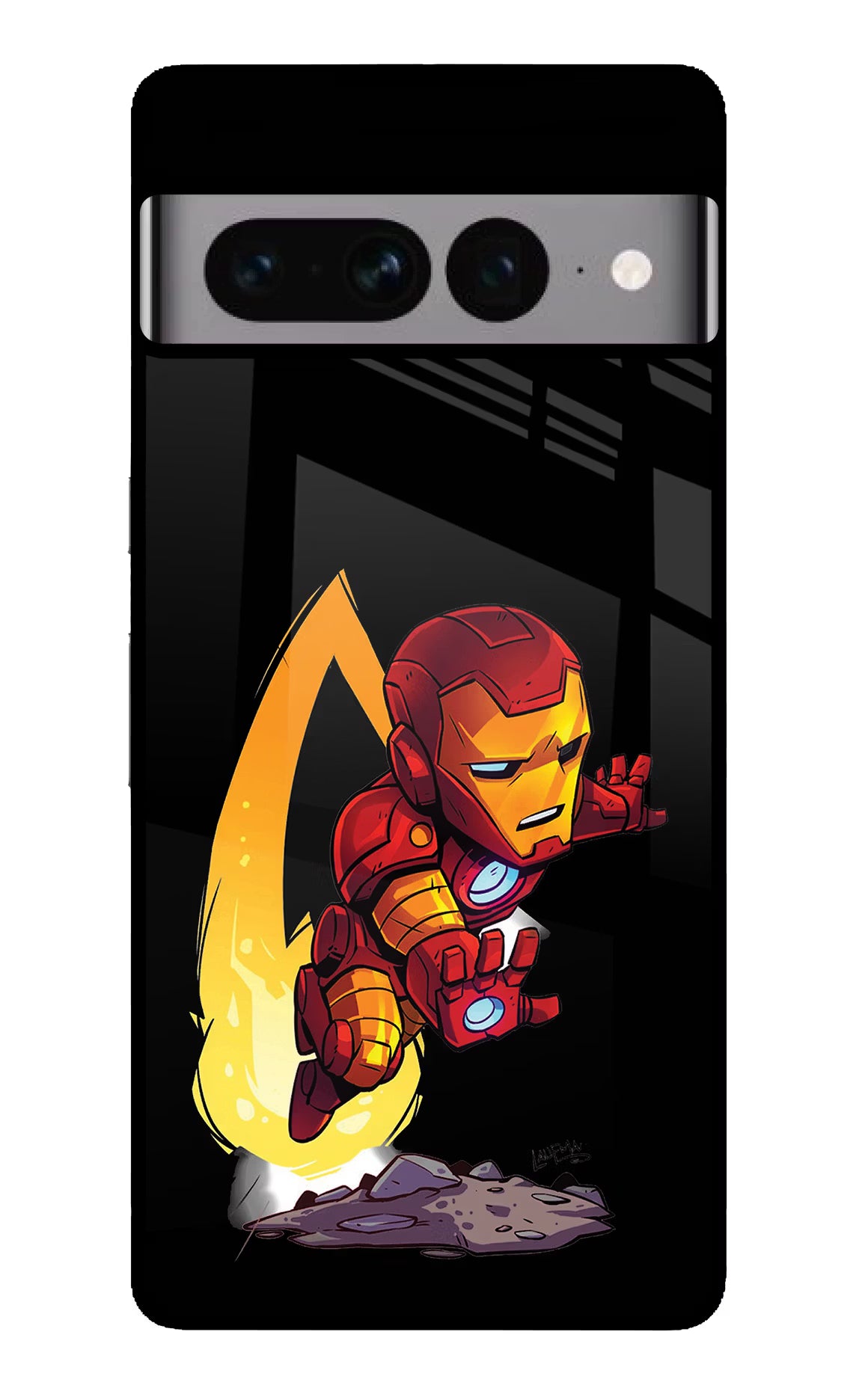 IronMan Google Pixel 7 Pro Glass Case Back Cover by Casekaro