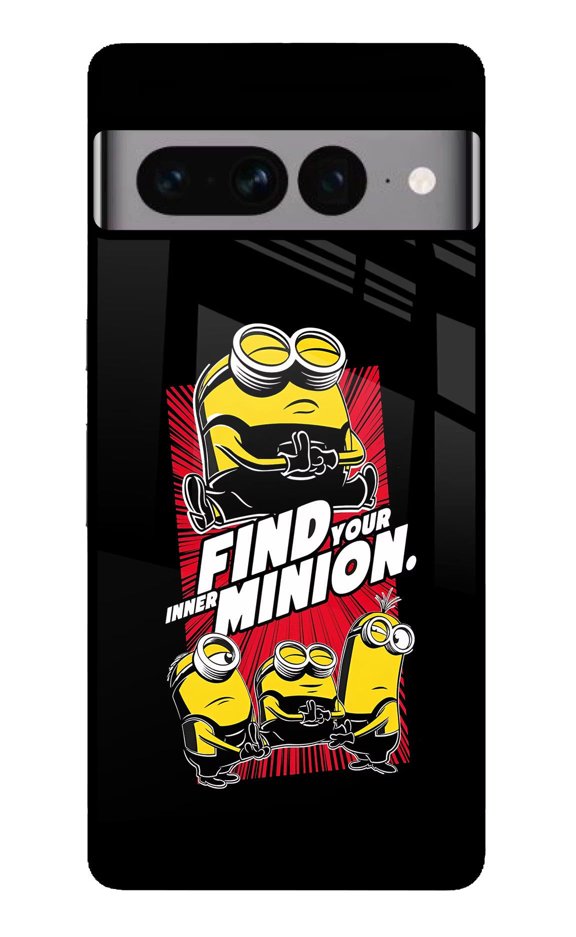 Find your inner Minion Google Pixel 7 Pro Glass Case Back Cover by Casekaro