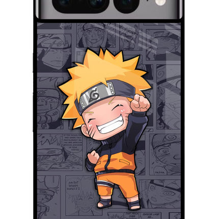 Chota Naruto Google Pixel 7 Pro Glass Case Back Cover by Casekaro