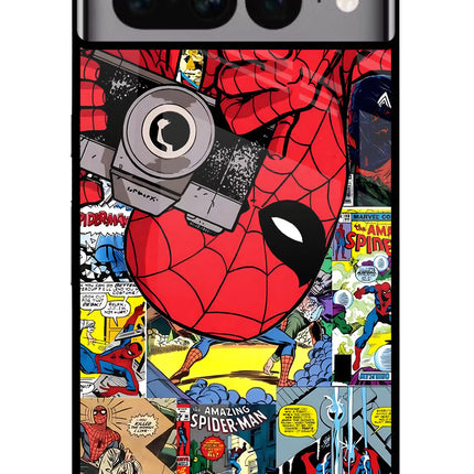 Spider Man Google Pixel 7 Pro Glass Case