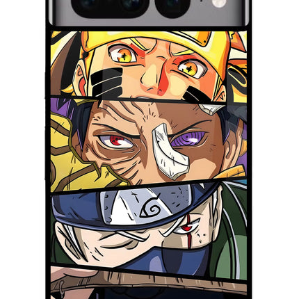 Naruto Character Google Pixel 7 Pro Glass Case Back Cover by Casekaro
