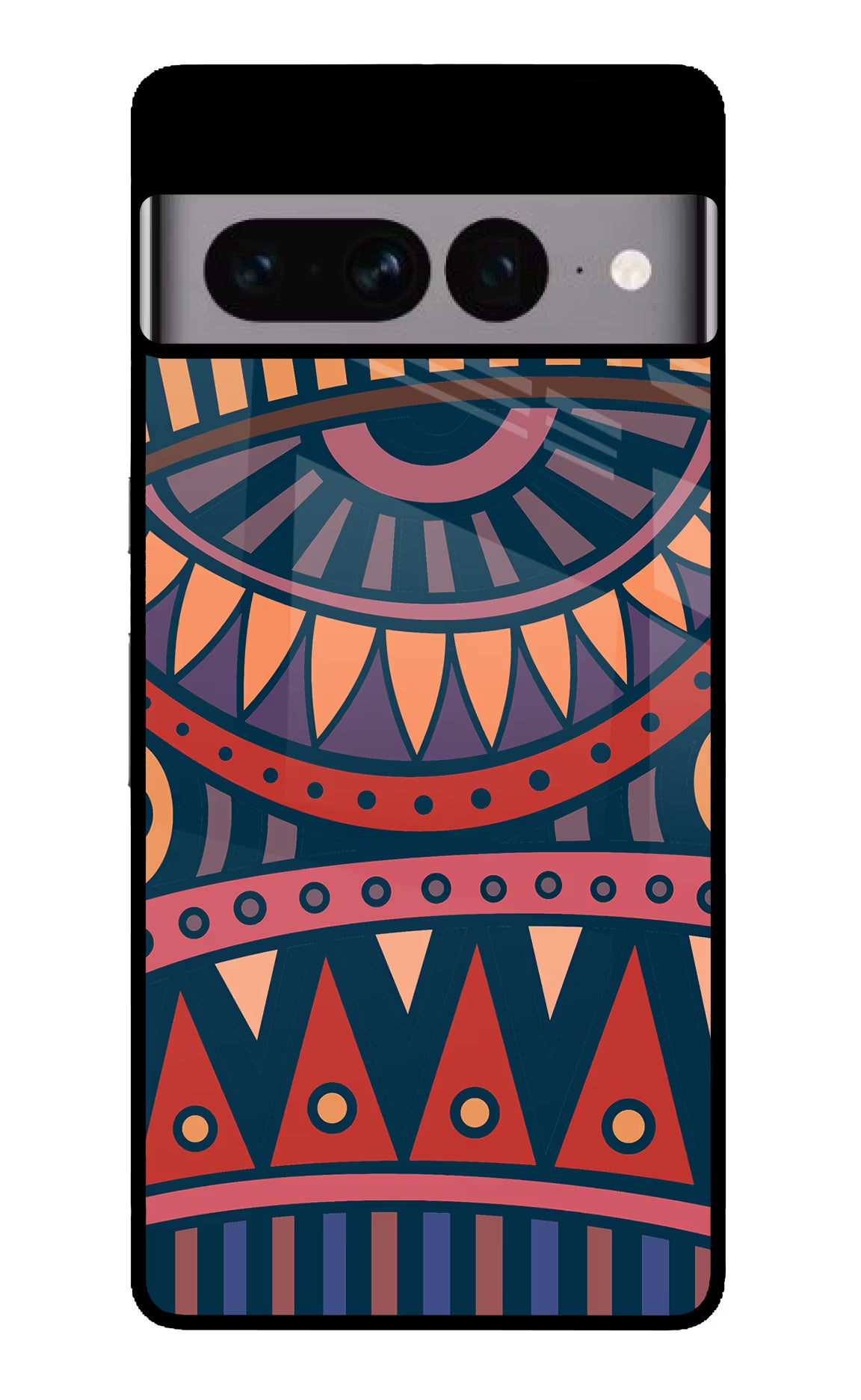 African Culture Design Google Pixel 7 Pro Glass Case