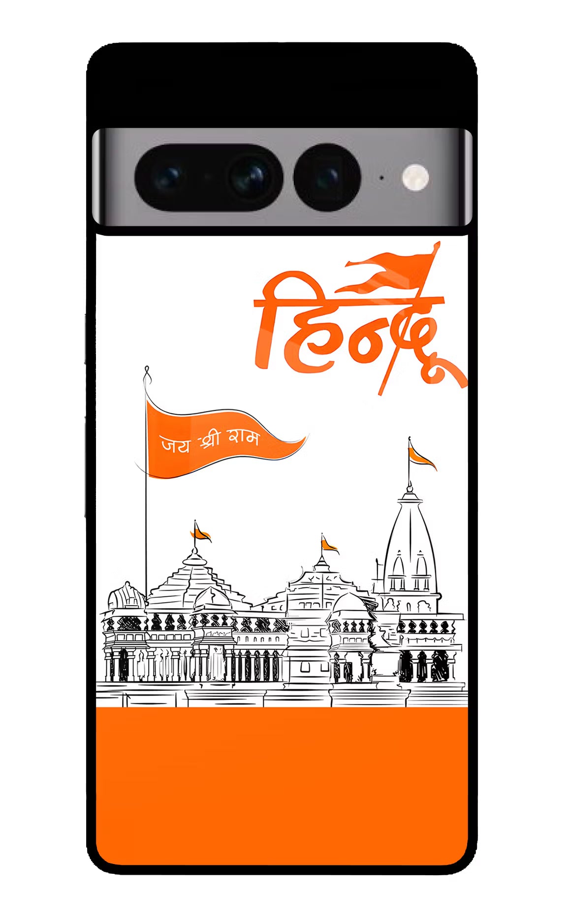Jai Shree Ram Hindu Google Pixel 7 Pro Glass Case Back Cover by Casekaro