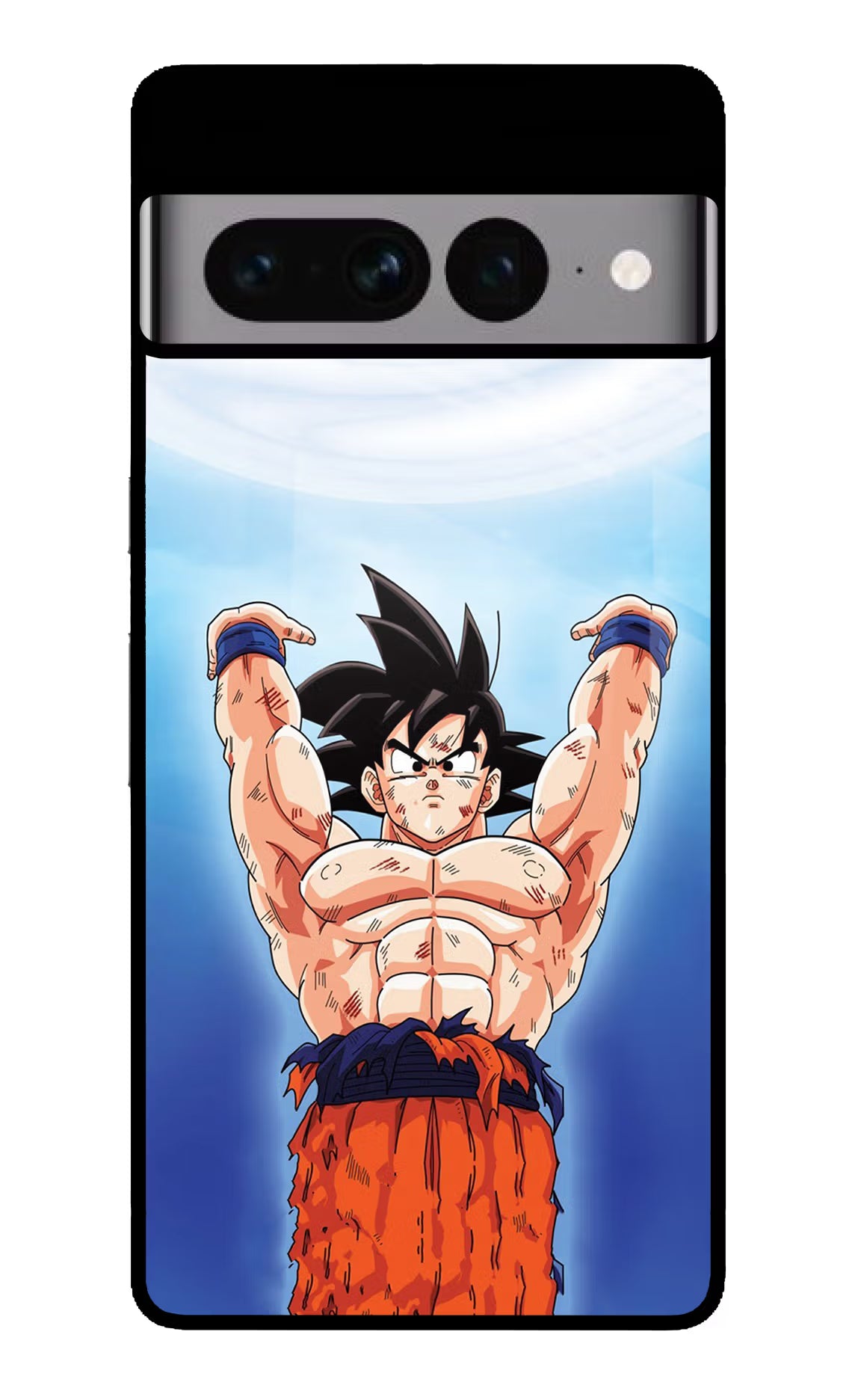 Goku Power Google Pixel 7 Pro Glass Case Back Cover by Casekaro