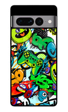 Game Doodle Google Pixel 7 Pro Glass Case