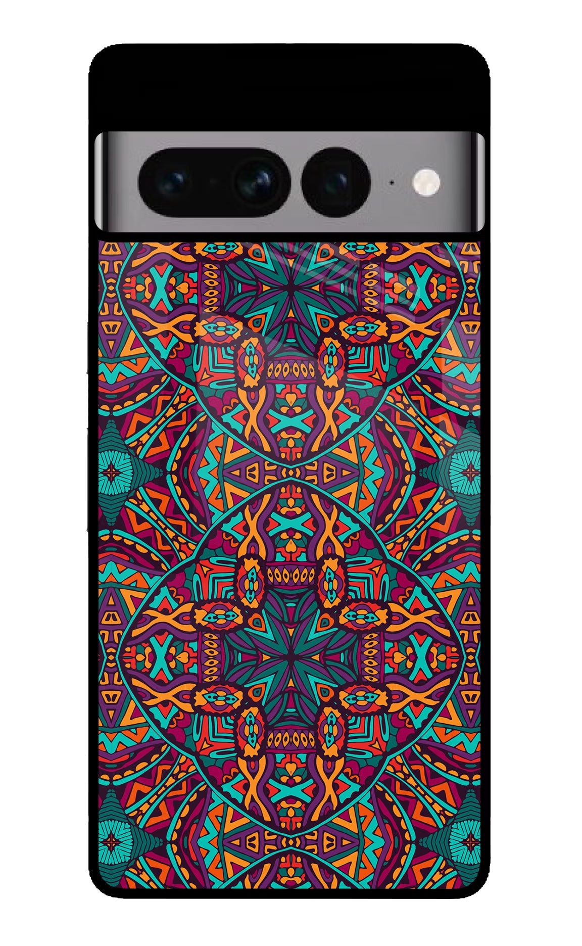 Colour Mandala Google Pixel 7 Pro Glass Case