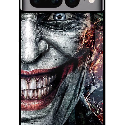 Joker Cam Google Pixel 7 Pro Glass Case Back Cover by Casekaro