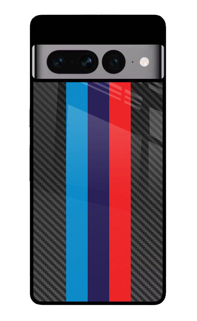 BMW Stripes Pattern Google Pixel 7 Pro Glass Case