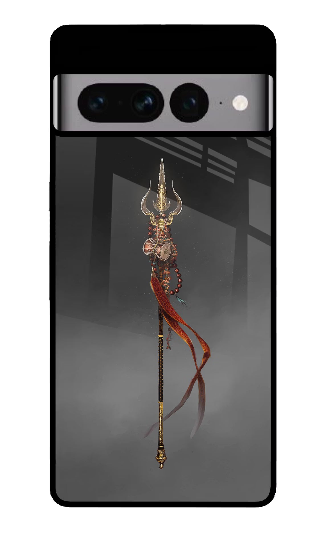 Shiv Trishul Google Pixel 7 Pro Glass Case