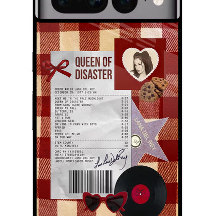 Queen of Disaster Google Pixel 7 Pro Glass Case