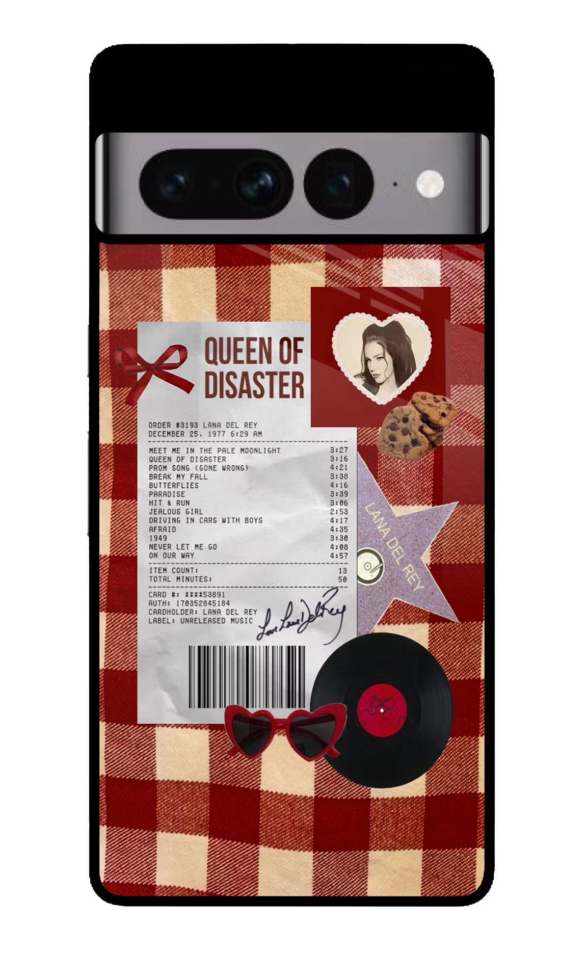 Queen of Disaster Google Pixel 7 Pro Glass Case Back Cover by Casekaro