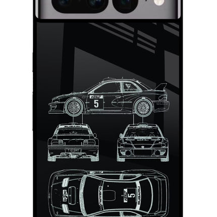 WRC'99 Google Pixel 7 Pro Glass Case