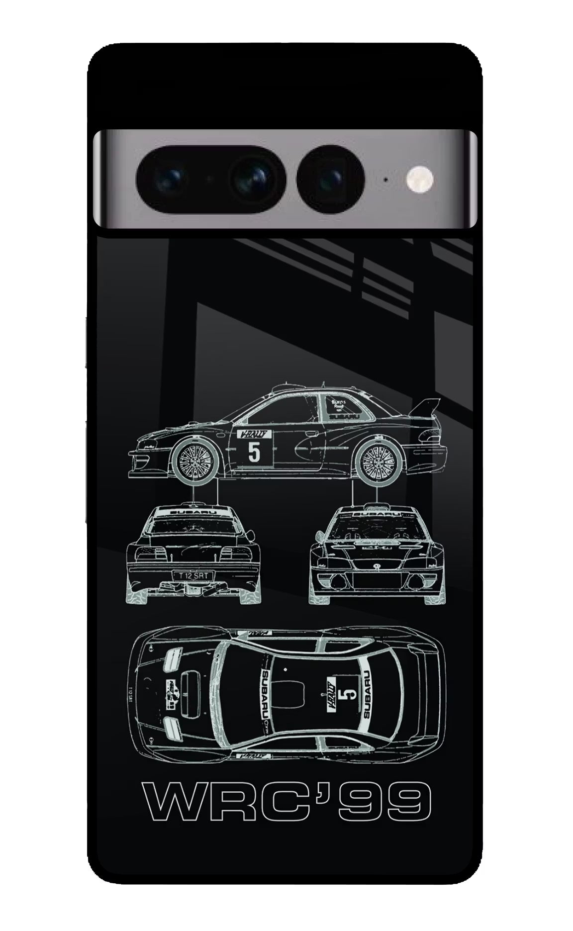WRC'99 Google Pixel 7 Pro Glass Case Back Cover by Casekaro