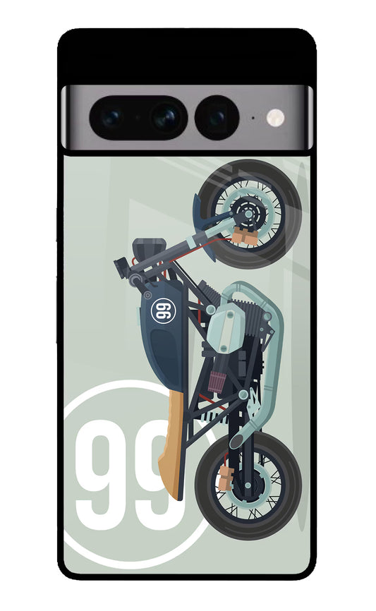 Classic Cafe Racer 99 Google Pixel 7 Pro Glass Case