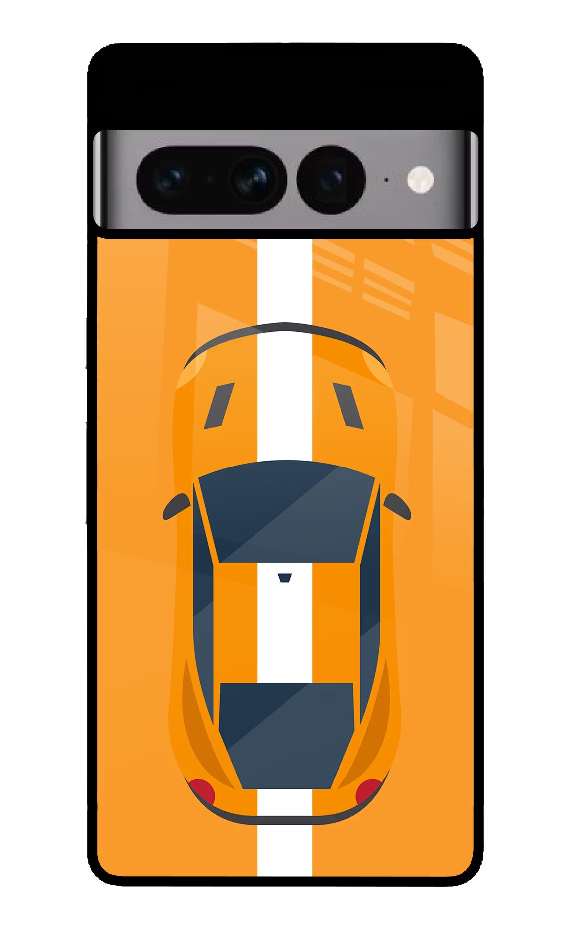 Highway Pursuit Google Pixel 7 Pro Glass Case Back Cover by Casekaro