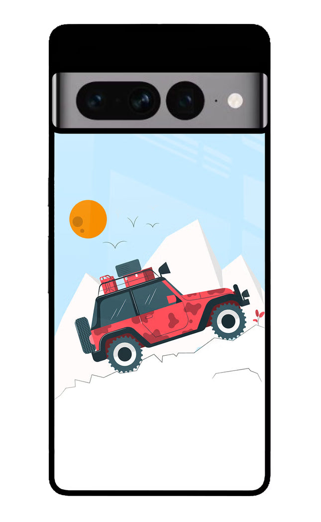 Mountain Trail Beast Google Pixel 7 Pro Glass Case