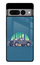 Retro Garage Vibe Google Pixel 7 Pro Glass Case