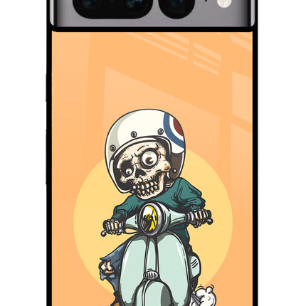 Undead Biker Google Pixel 7 Pro Glass Case