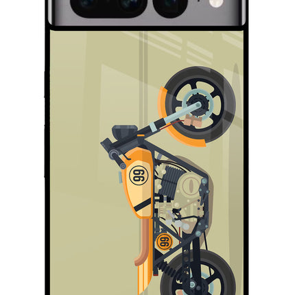 Vertical Speedster Google Pixel 7 Pro Glass Case